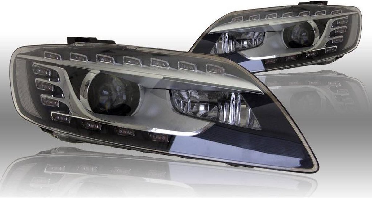 Bi-Xenon-Scheinwerfer LED DTRL - Audi Q7 4L - L & R - w / o corning Licht