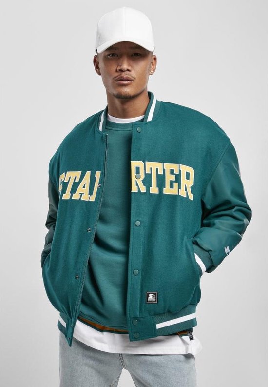 Foto: Starter black label starter team college jacket 2xl groen