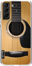 Casetastic Samsung Galaxy S21 Plus 4G/5G Hoesje - Softcover Hoesje met Design - Guitar Print