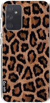 Casetastic Samsung Galaxy A72 (2021) 5G / Galaxy A72 (2021) 4G Hoesje - Softcover Hoesje met Design - Leopard Print