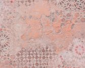 VINTAGE BETONLOOK BEHANG | Industrieel - bruin oranje roze - A.S. Création Metropolitan Stories 2