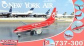 New York Air 737-300 Vintage met Clear Box