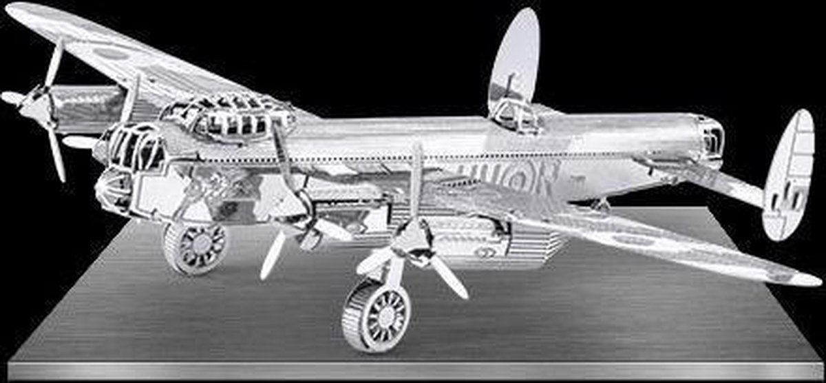 Metal Earth Modelbouw 3D Lancaster bommenvliegtuig - Metaal — afbeelding 14