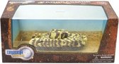 The 1:72 ModelKit of a Churchill MK.III 21st Tank Brigade 145th Royal Armoured Corps Tunis 1943.

Fully assembled model

The manufacturer of the kit is Dragon Armor.This kit is