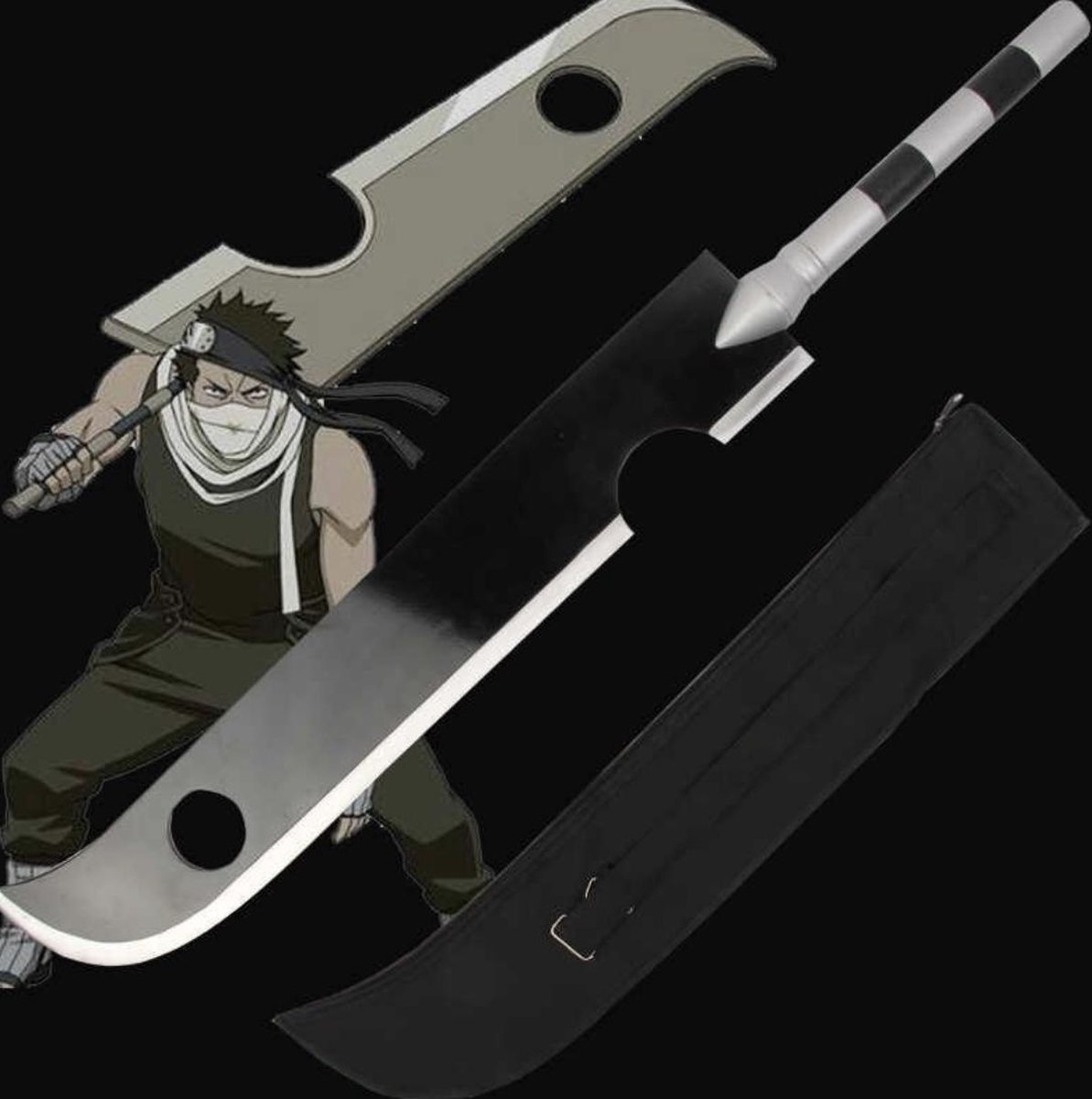 Naruto Momochi Zabuza anime épée couteau arme acier 95cm | bol