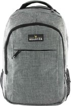 HEANVER XL Rugzak 17" - Laptop Backpack 17 inch 36L - Dames / Heren - Waterafstotend - Grijs
