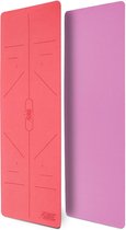 Yogamat, roze, 183 x 61 x 0,6 cm, fitnessmat, gymmat, gymnastiekmat