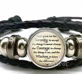 Armband verstelbaar met de Serenity Prayer