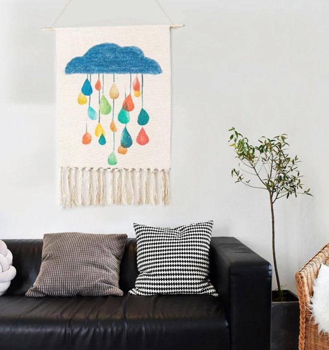 Handgemaakt Macramé Wandkleed | 50cm bij 90cm | Hoogwaardige kwaliteit