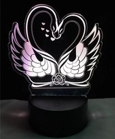 Vemia - Valentijn - Romantiek - 3D led lamp - 7 kleuren modus