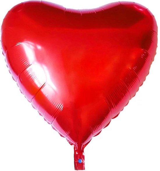 Hartballon / Folie ballon Hart - Rood - XXL 75cm