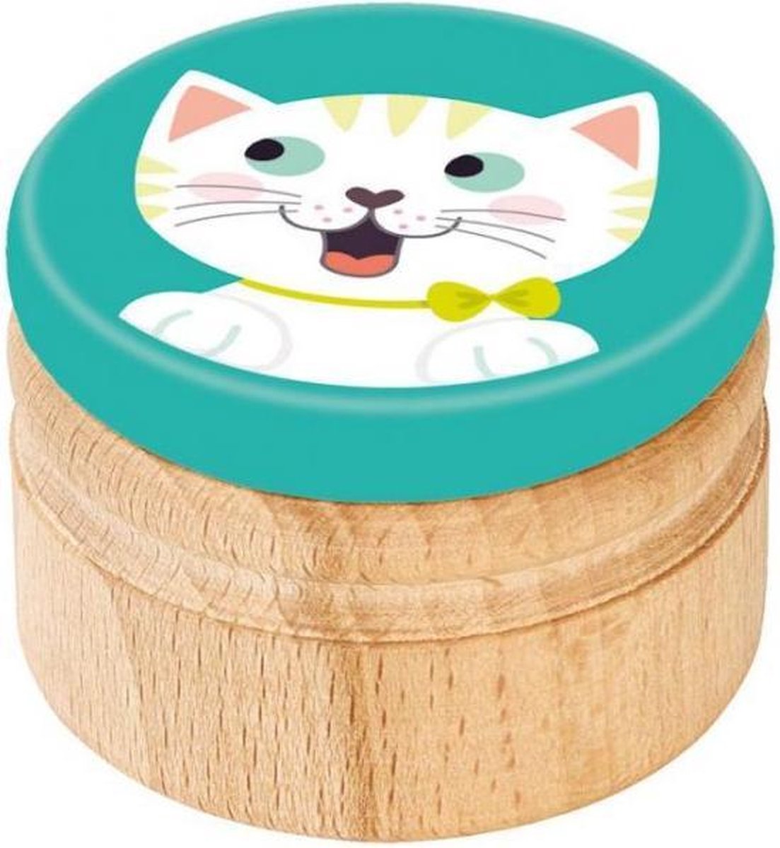 doosje oorbelletjes - klein houten opbergdoosje - duurzaam beukenhout