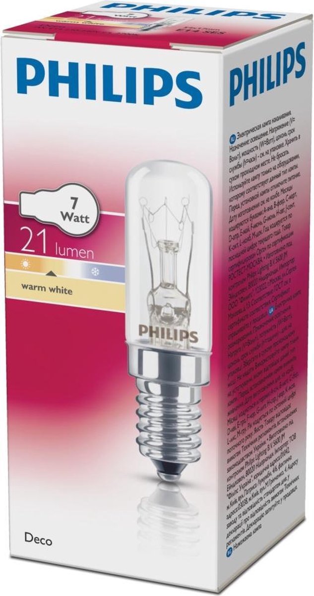 Verleiden vertraging Perth Blackborough Philips Helder Buis lampje 7W E14 | bol.com