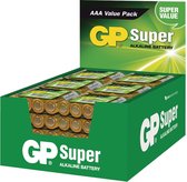 GP Batteries Super Alkaline AAA, Batterie à usage unique, AAA, Alcaline, 1,5 V, 192 pièce(s), Multicolore