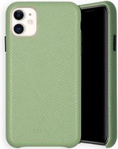 Selencia Gaia Slang Backcover iPhone 11 hoesje - Groen