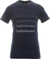 Peak Performance  - Ground Tee 2 - Heren T-shirt - S - Blauw