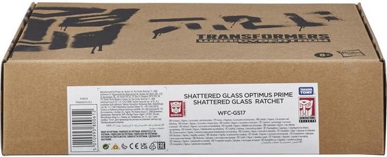 Transformers Generations War for Cybertron WFC: Earthrise Selects Shattered Glass Optimus Prime (17 cm) & Ratchet (12 cm) - Hasbro