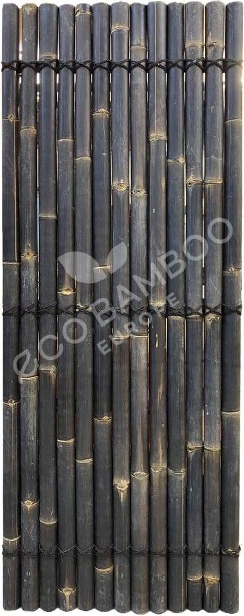 roterend overschot Efficiënt Black Bamboe,Bamboo tuinscherm, schutting, afrastering 220x90 cm | bol.com