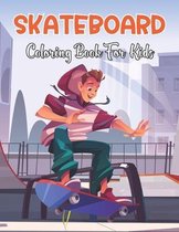 Skateboard Coloring Book For Kids