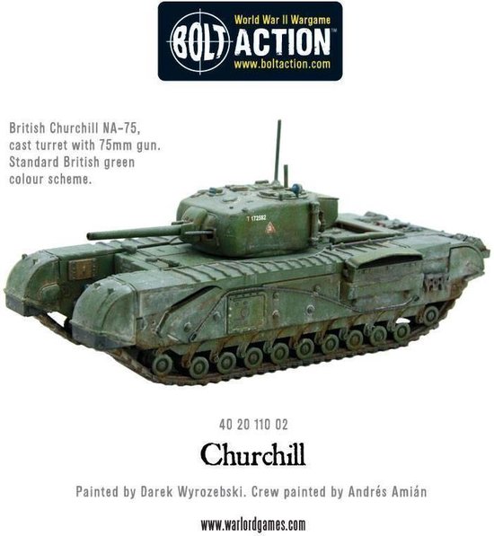 Thumbnail van een extra afbeelding van het spel Bolt Action: Churchill Tank