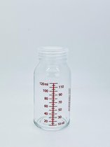 Sterifeed Glazen Moedermelk bewaarfles / babyfles glas 120ml 5 stuks