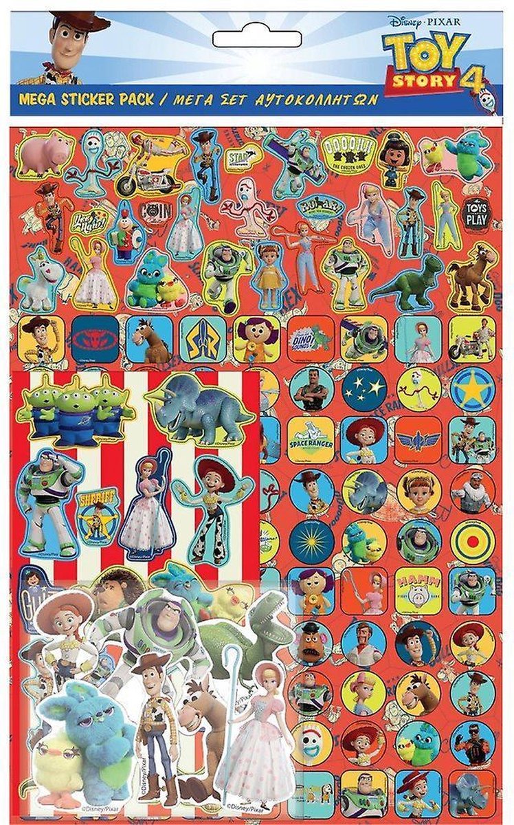 Afbeelding van product Toy Story Stickers | Toy Story 4 | Stickervellen | Stickers kinderen | Toy Story speelgoed | Sticker | Stickerboek | Stickers kinderen | Knutselen | Knutselen meisjes | Knutselen jongens