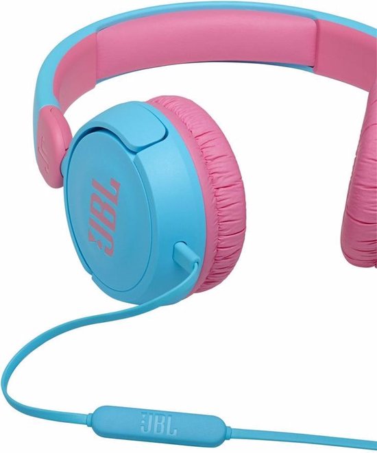 JBL JR310 Headset Blauw/Roze - On-ear kinder koptelefoon - JBL
