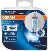 2x H7 Xenon 4200k lookalike lampen Osram Cool Blue Intense H7 / 20% Extra zicht / Helder Blauw-Wit licht