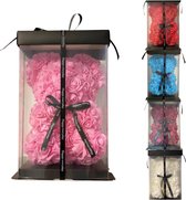 Rozenbeer gepersonaliseerd - Roos - Valentijn cadeautje voor haar - Inclusief giftbox - Moederdag cadeautje