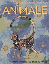 Libri da colorare Mandala - Stampa grande, semplice e facile - Animale
