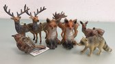 Kersthangers - Diverse dieren - 8 stuks