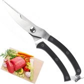 Keukenschaar - Vleesschaar - RVS - 25 centimeter - Zwart - Able & Borret