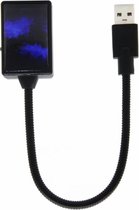Sterrenprojector Automatish Roterend Incl. Voice Control | Dakhemel/Sfeerverlichting | Blauw | USB Aansluiting | Nachtlamp