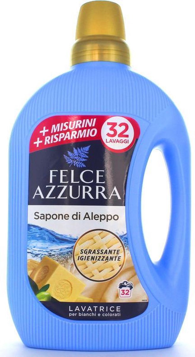 Felce Azzura geconcentreerde wasmiddel met Aleppo zeep 32 wasbeurten