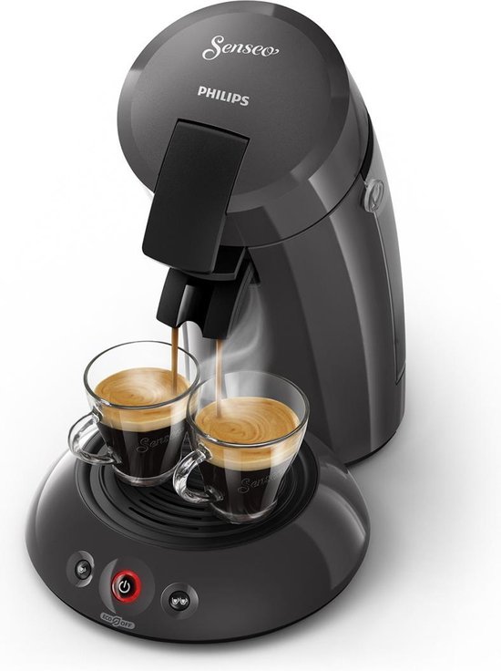 Philips Senseo grijs - Eco-model bol Koffiepadmachine Donker | HD6552/38 