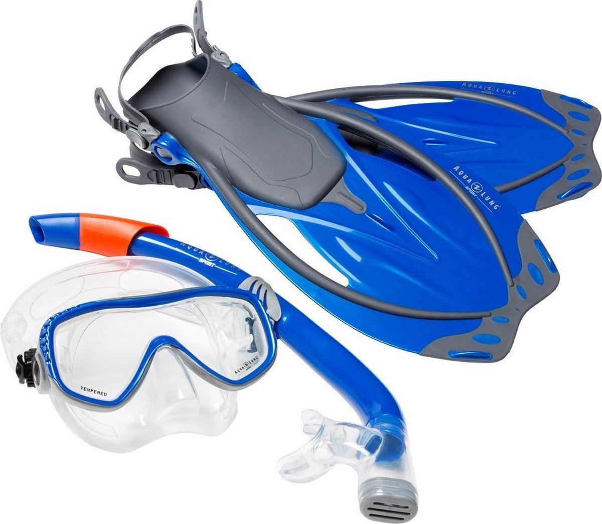 Aqua Lung Sport Yucatan Pro - Snorkelset - S/M (38-41) - Blauw - Aqua Lung Sport
