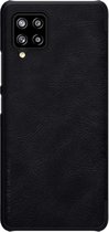 Nillkin Qin Hoesje geschikt voor Galaxy A42 Hoesje Book Case Kunstleer Zwart