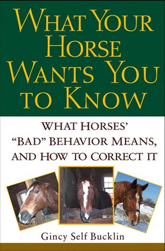 What Your Horse Wants You to Know - cover