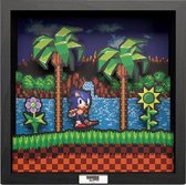 Pixel Frame - Sonic Idle Pose (25cm x 25cm)