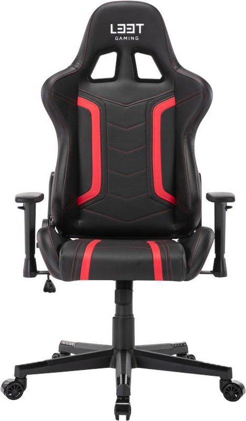 L33T-GAMING - Energy Gaming Chair - HOLIDAYS / CHRISTMAS CHAIR - CHRISTMAS GIFT - Energy Gaming Chair - E- Sports Gaming Chair - Ergonomique - Game Chair - Office Chair - Racing Chair - PU Cuir - Red