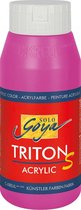 Solo Goya TRITON S - Violet Rood Hoogbriljante Acrylverf – 750ml