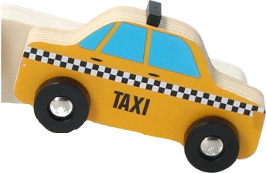 Yourshop 24 Porte-manteau pour enfants - 32x4x9 cm - Cintre voiture - Cintre voiture - Cintre voiture - Porte-manteau mural - Porte-manteau en bois - Porte-manteau voiture taxi voiture de course