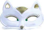 Carnival Toys | Masker witte kat | Carnaval & Halloween | One Size
