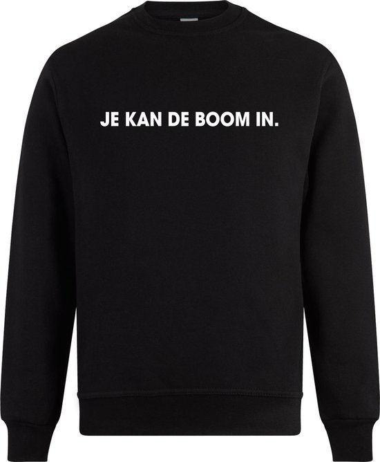 Sweater zonder capuchon - Jumper - Casual - - Lifestyle - Zwart - Je kan de  boom in - XS | bol.com