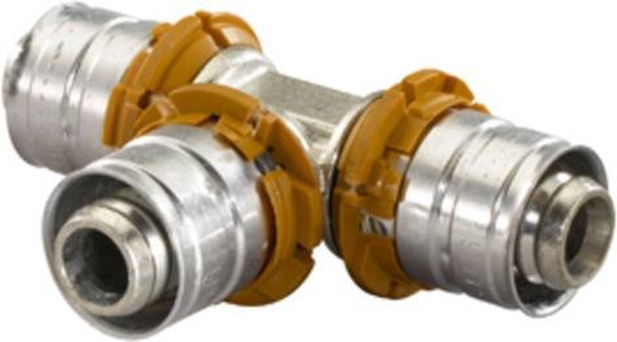 Uponor MLC T-stuk - 14mm pers