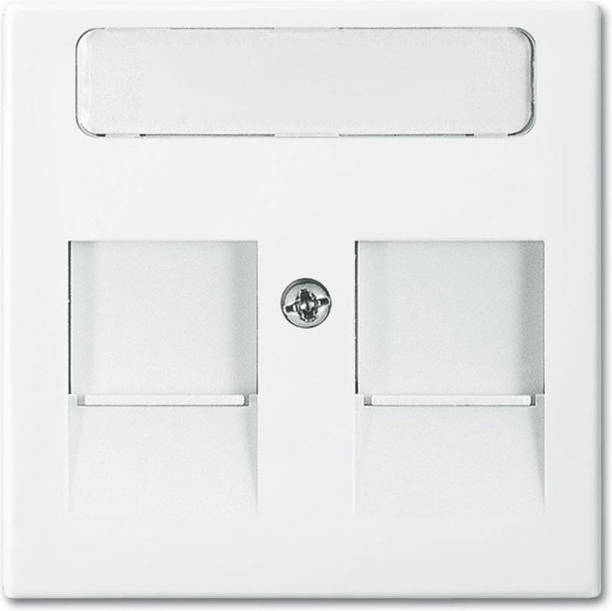 ABB Busch-Jaeger Balance SI 2x Netwerk afdekkapje