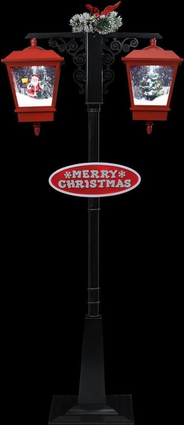 Lampadaire avec Père Noël LED 180 cm - LED de Éclairage de Noël Extérieur  -... | bol.com