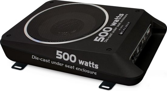 Caliber Auto Subwoofer Met Versterker Underseat Montage 500 Watt 8 Inch 50  tot 160 Hz... | bol.com