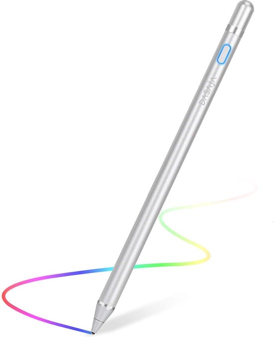 Dasaja Actieve Stylus Pen Zilver geschikt voor Android / iOS / Windows  Tablets & Telefoons | bol.com