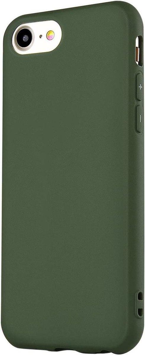HB Hoesje Geschikt voor Apple iPhone 7 / 8 - Groen - Siliconen Back Cover